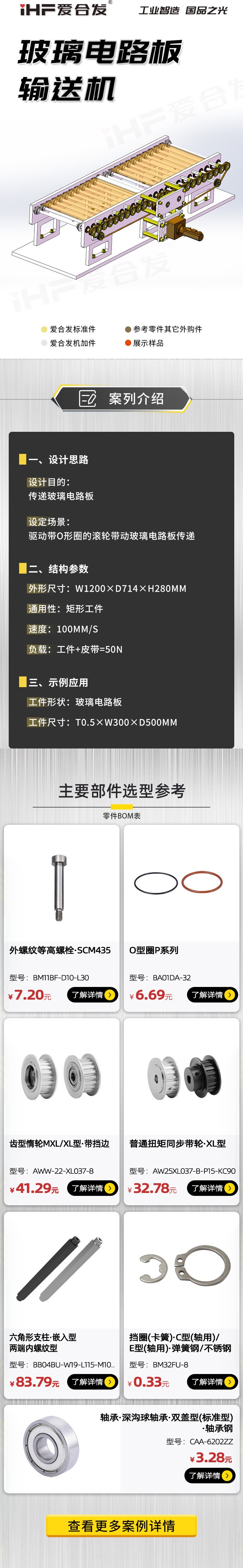 案例介紹：玻璃（lí）電（diàn）路（lù）板輸送機